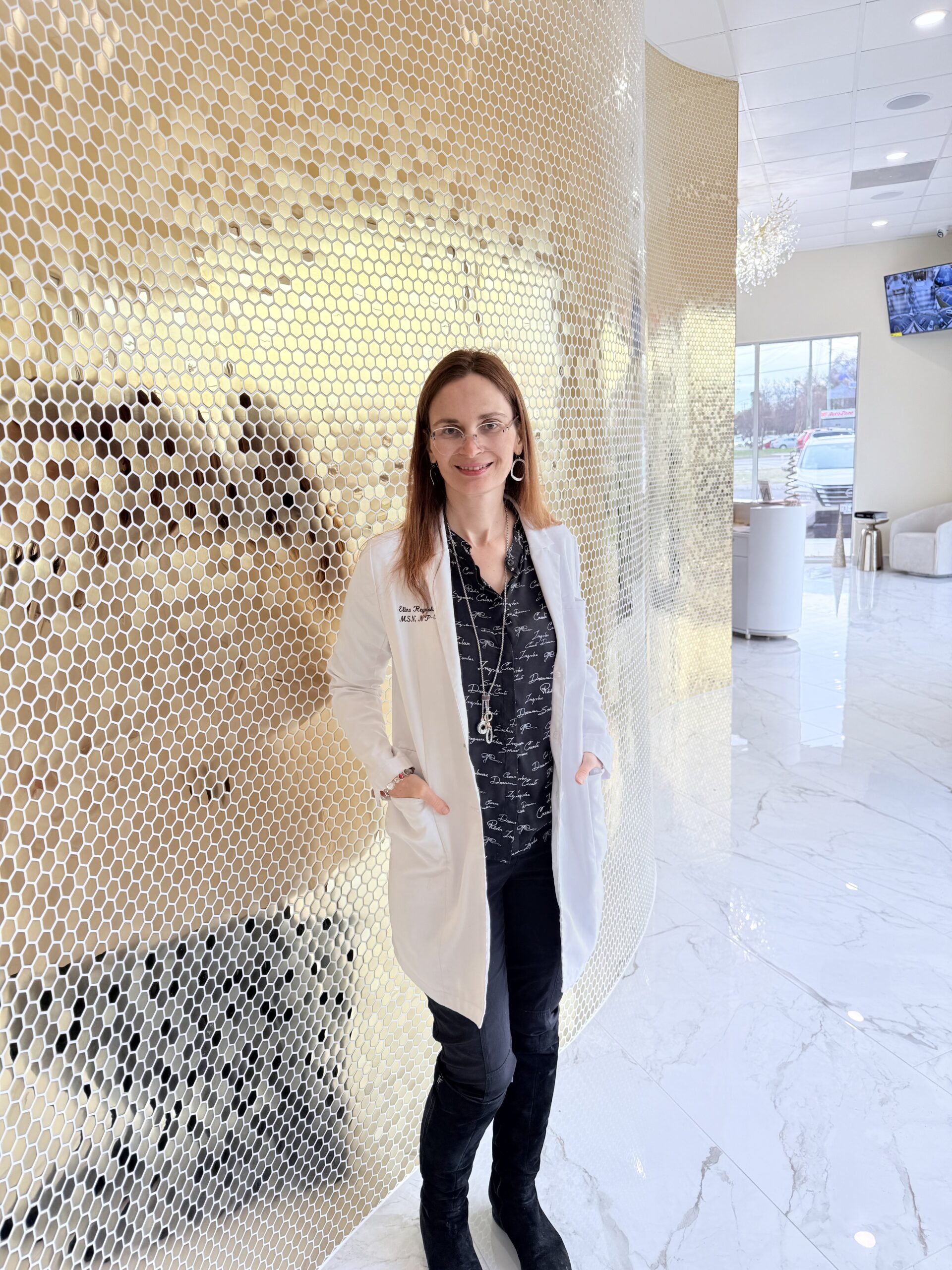 Clean, professional medical spa treatment room with neutral tones at ERA Metabolic Medicine in Virginia Beach